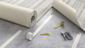An Image Of Cozy Beige Carpet Being Installed Put On By Palouse Floors